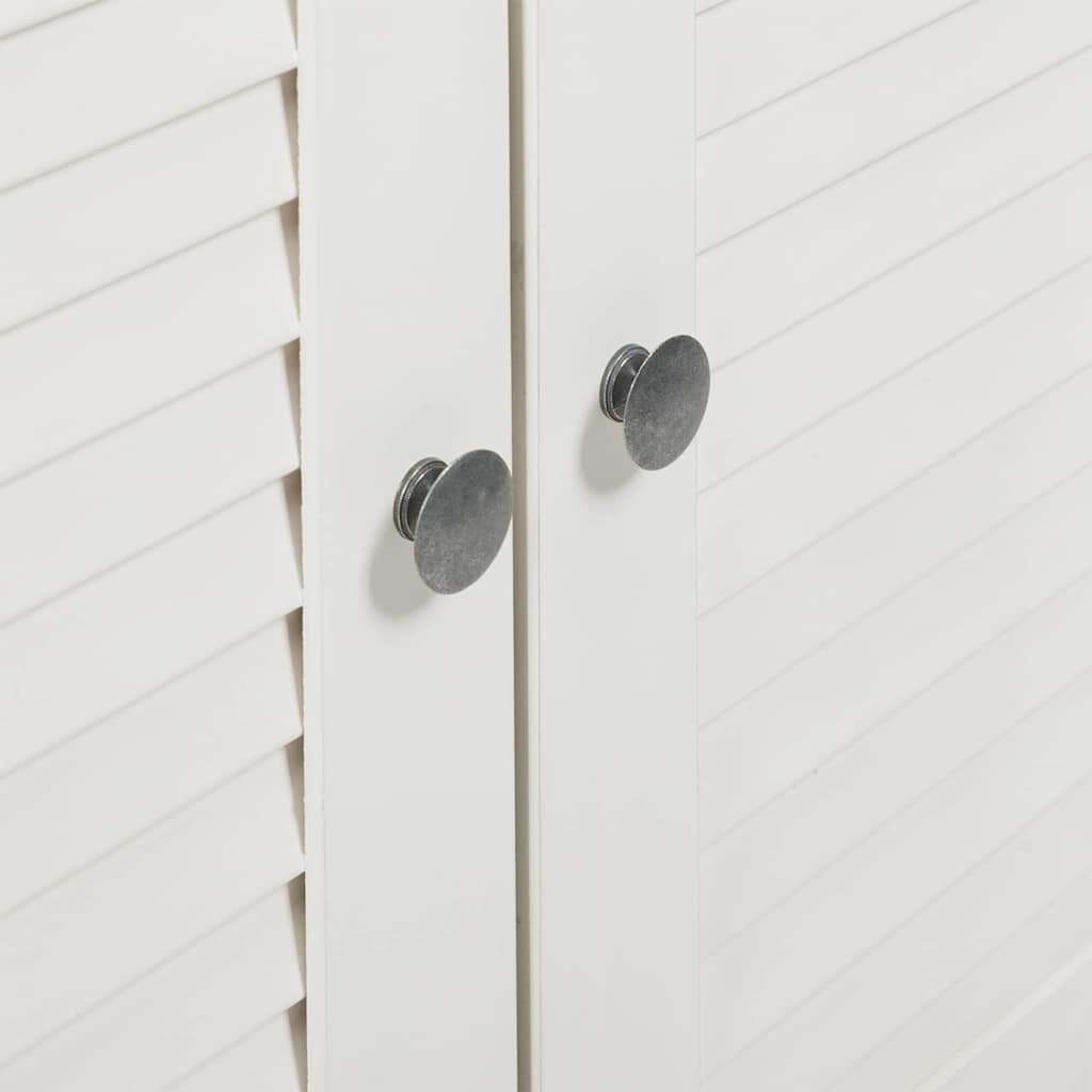Set di mobili per il bagno 2 pcs Bianco e Bianco Antico | homemem39