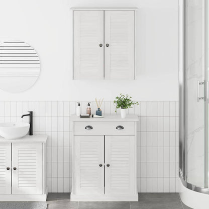 Set di mobili per il bagno VIGO 2 pcs Bianco e Bianco Antico | homemem39