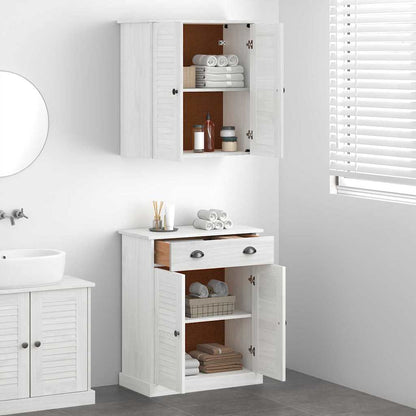 Set di mobili per il bagno VIGO 2 pcs Bianco e Bianco Antico | homemem39