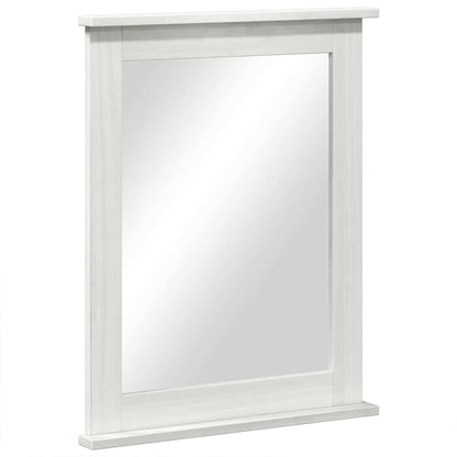 Set di mobili per il bagno 4 pcs Bianco Antico Pino massello | homemem39