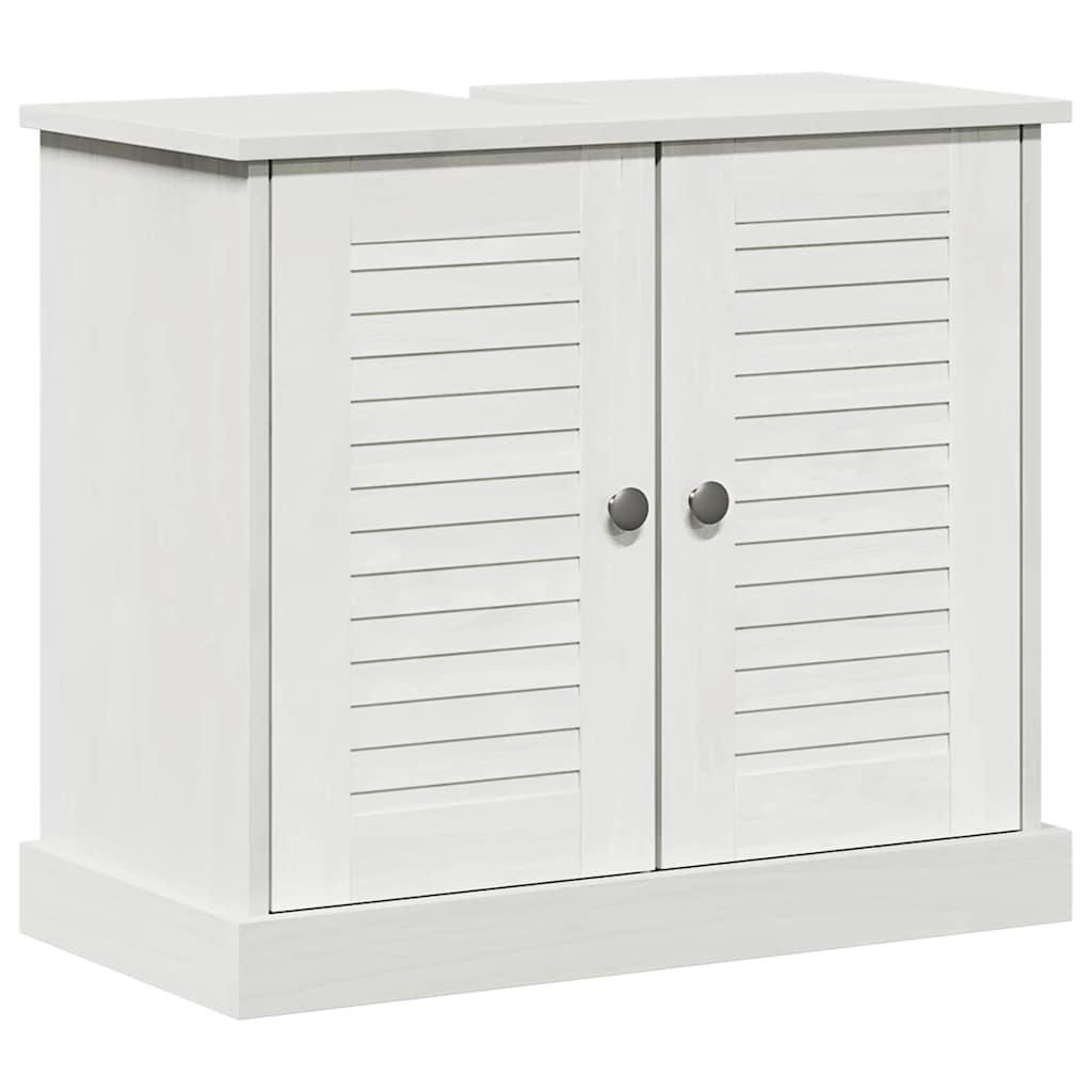 Set di mobili per il bagno con porta VIGO 5 pcs Bianco Antico | homemem39
