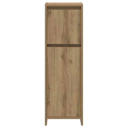 Set Mobili da Bagno 4 pz Rovere Artigianale Legno Multistrato | homemem39