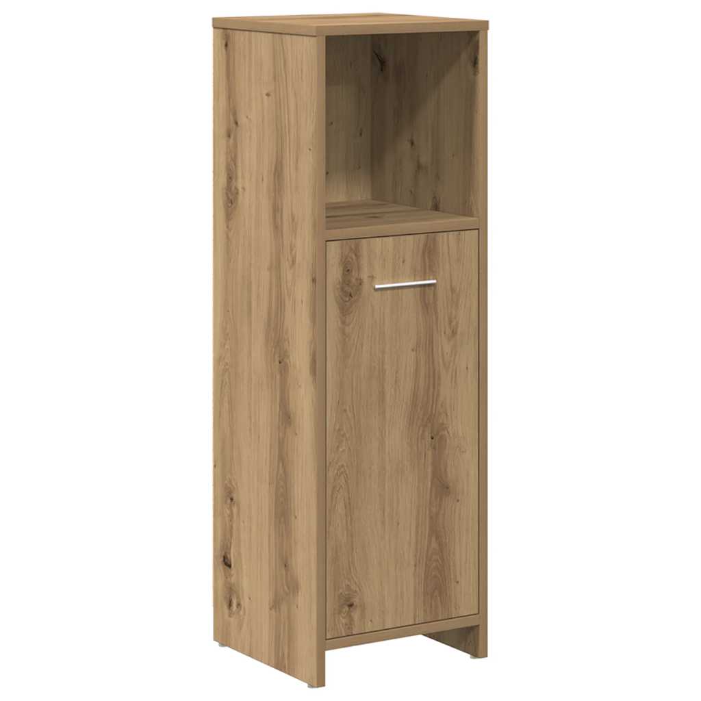 Set Mobili da Bagno 3 pz Rovere Artigianale Legno Multistrato | homemem39
