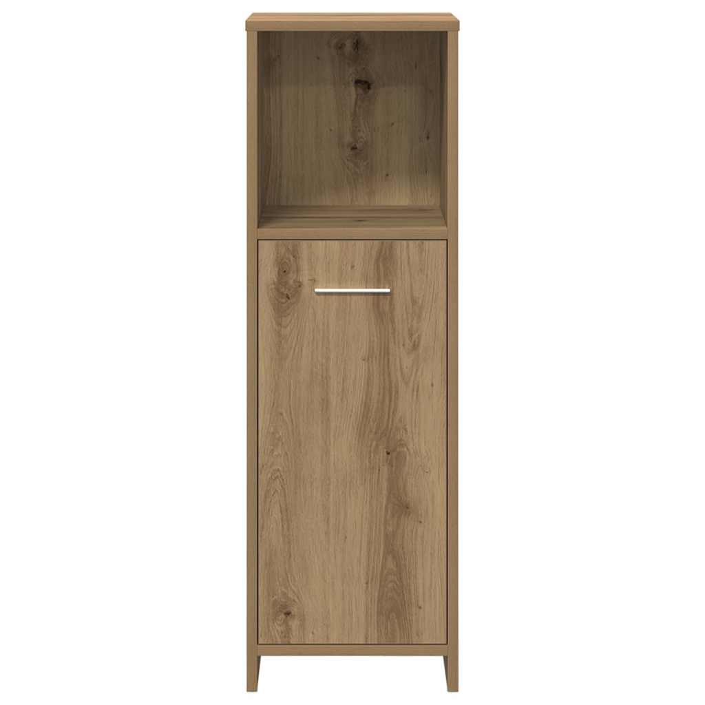 Set Mobili da Bagno 3 pz Rovere Artigianale Legno Multistrato | homemem39