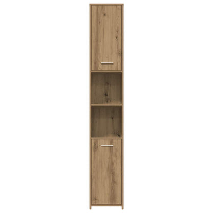 Set Mobili da Bagno 3 pz Rovere Artigianale Legno Multistrato | homemem39