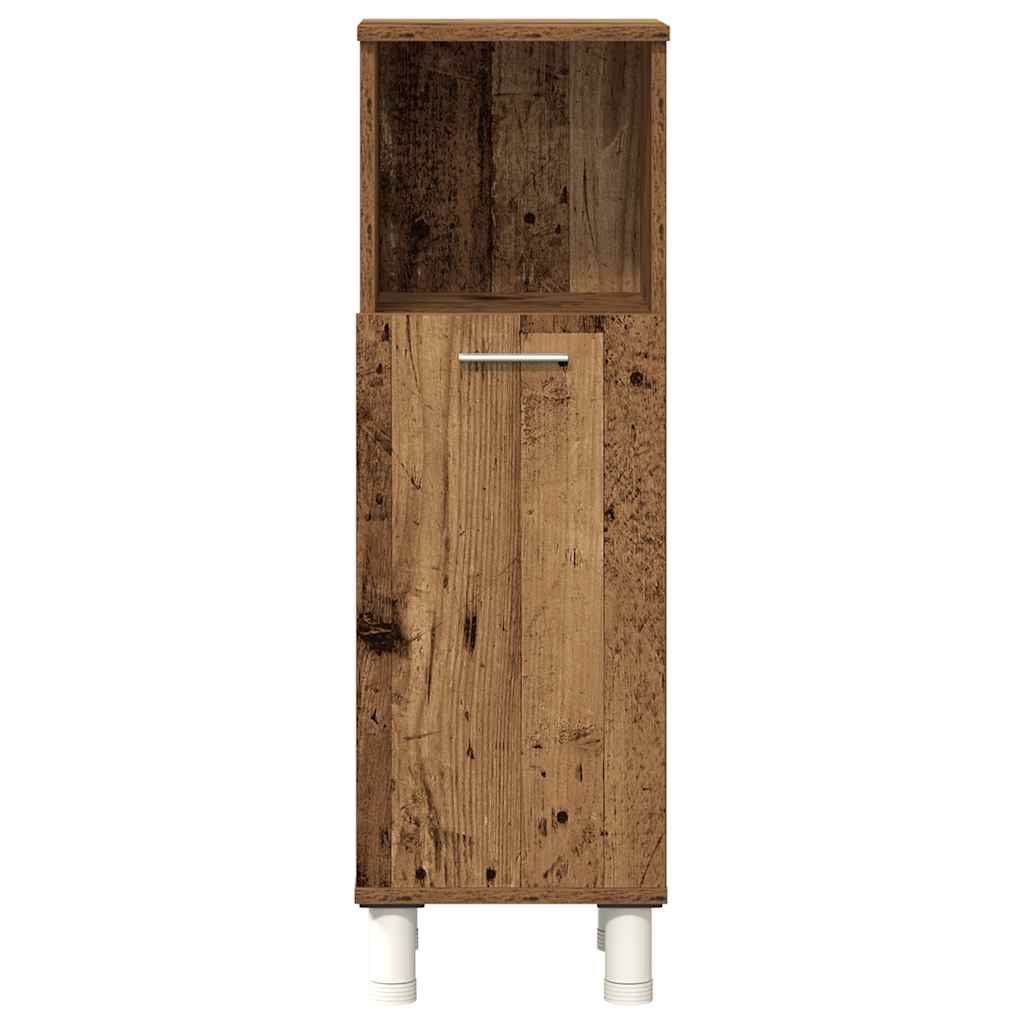 Set Mobili da Bagno 3 pz Legno Antico in Legno Multistrato | homemem39