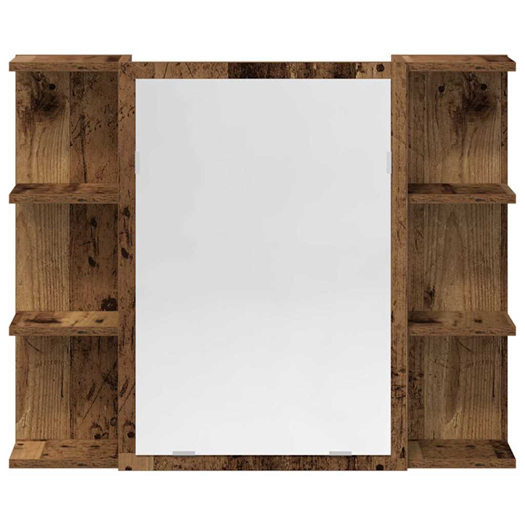 Set Mobili da Bagno 3 pz Legno Antico in Legno Multistrato | homemem39