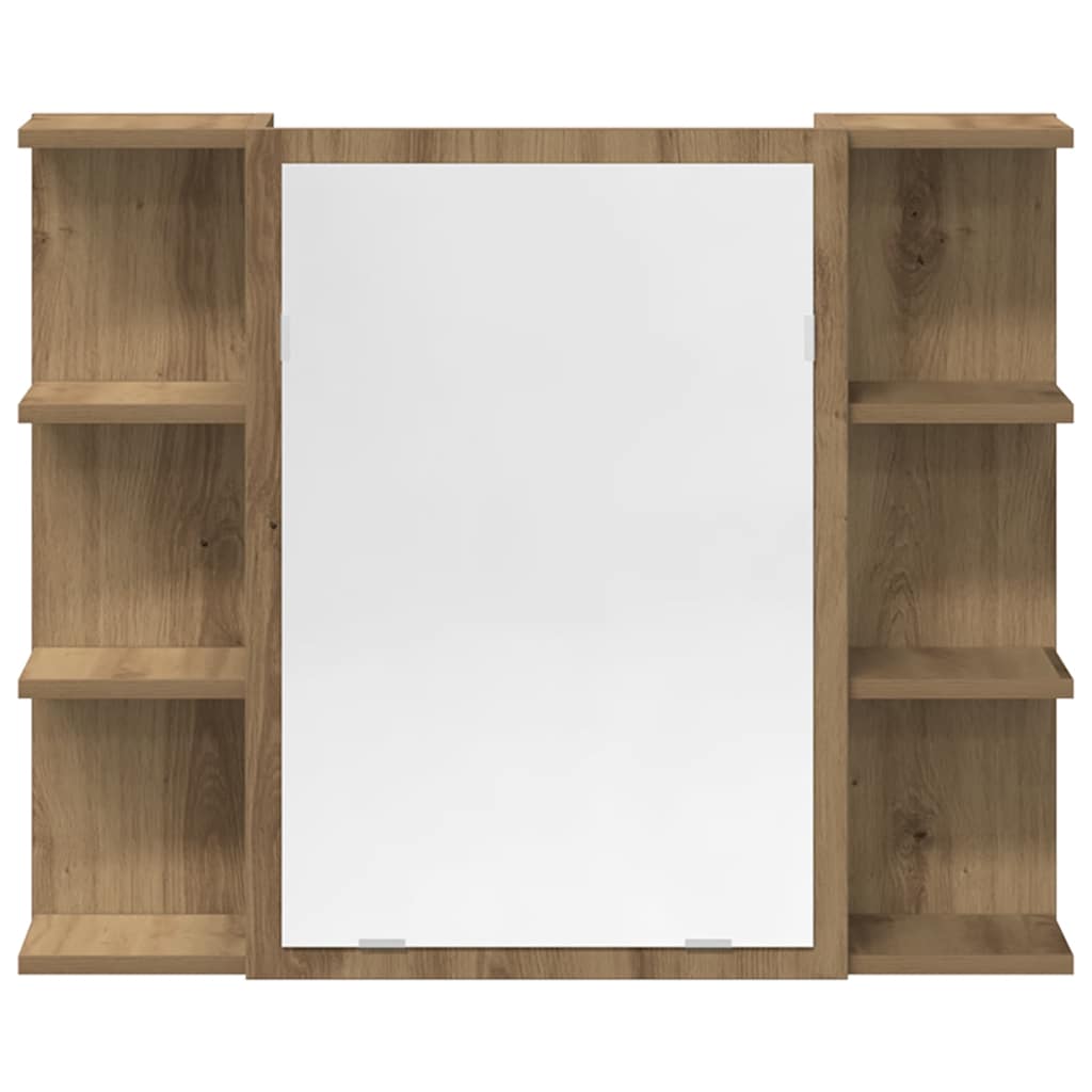 Set Mobili da Bagno 3 pz Rovere Artigianale Legno Multistrato | homemem39