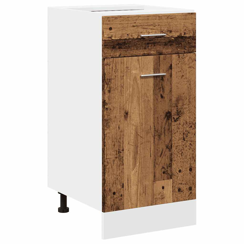 Set di Mobili da Cucina 11 pz Lyon Legno Antico in Truciolato | homemem39