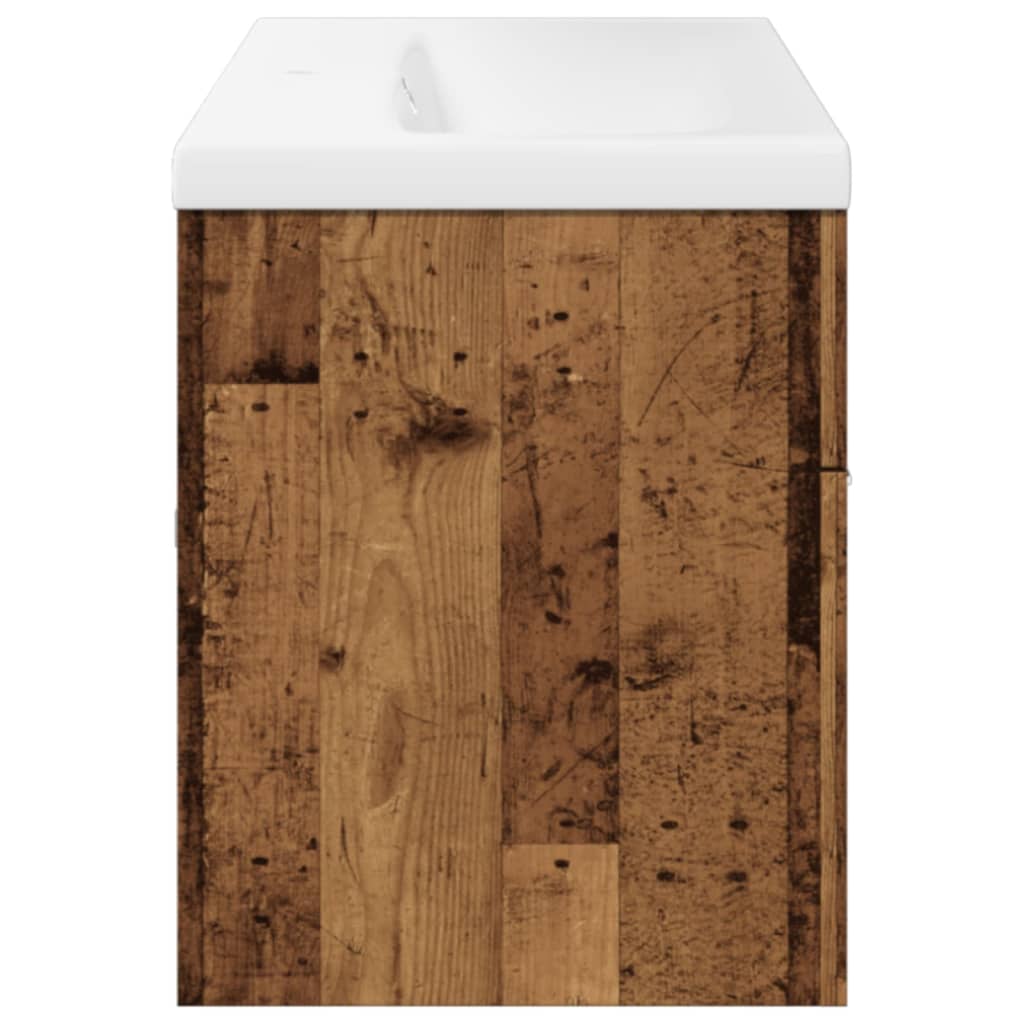 Mobile da Bagno con Lavabo Integrato Legno Antico | homemem39