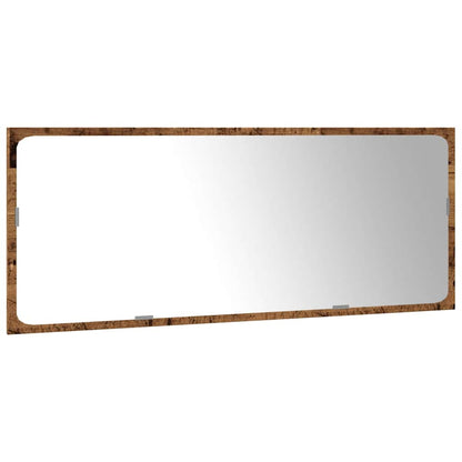 Set Mobili da Bagno 3 pz Legno Antico in Legno Multistrato