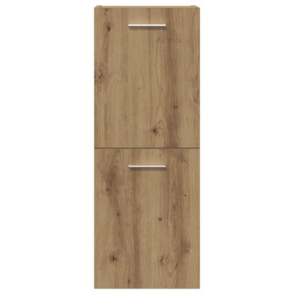 Set Mobili da Bagno 3 pz Rovere Artigianale Legno Multistrato