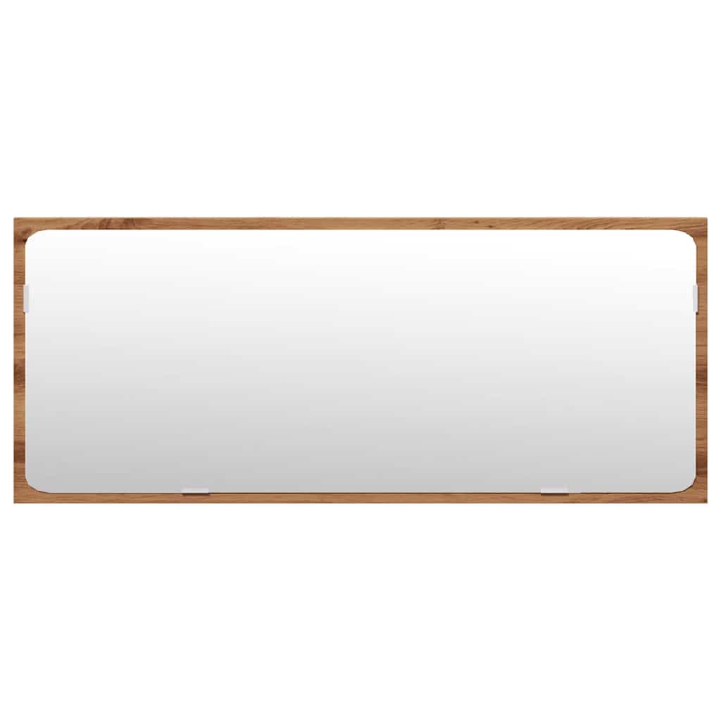 Set Mobili da Bagno 4 pz Rovere Artigianale Legno Multistrato