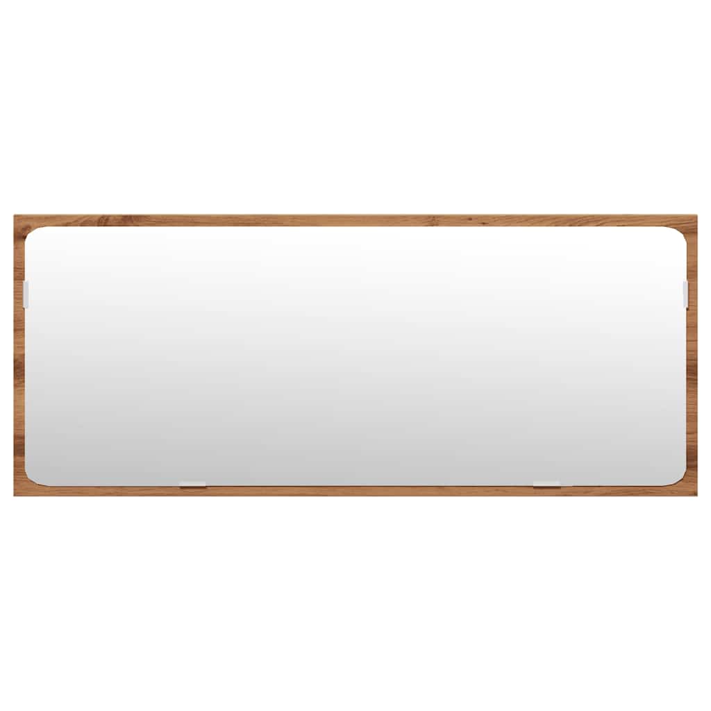 Set Mobili da Bagno 4 pz Rovere Artigianale Legno Multistrato