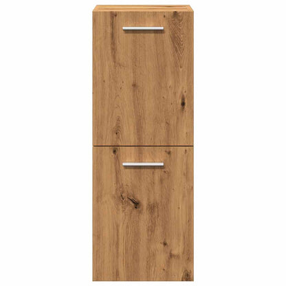 Set Mobili da Bagno 4 pz Rovere Artigianale Legno Multistrato