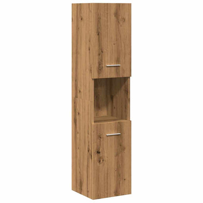 Set Mobili da Bagno 5 pz Rovere Artigianale Legno Multistrato