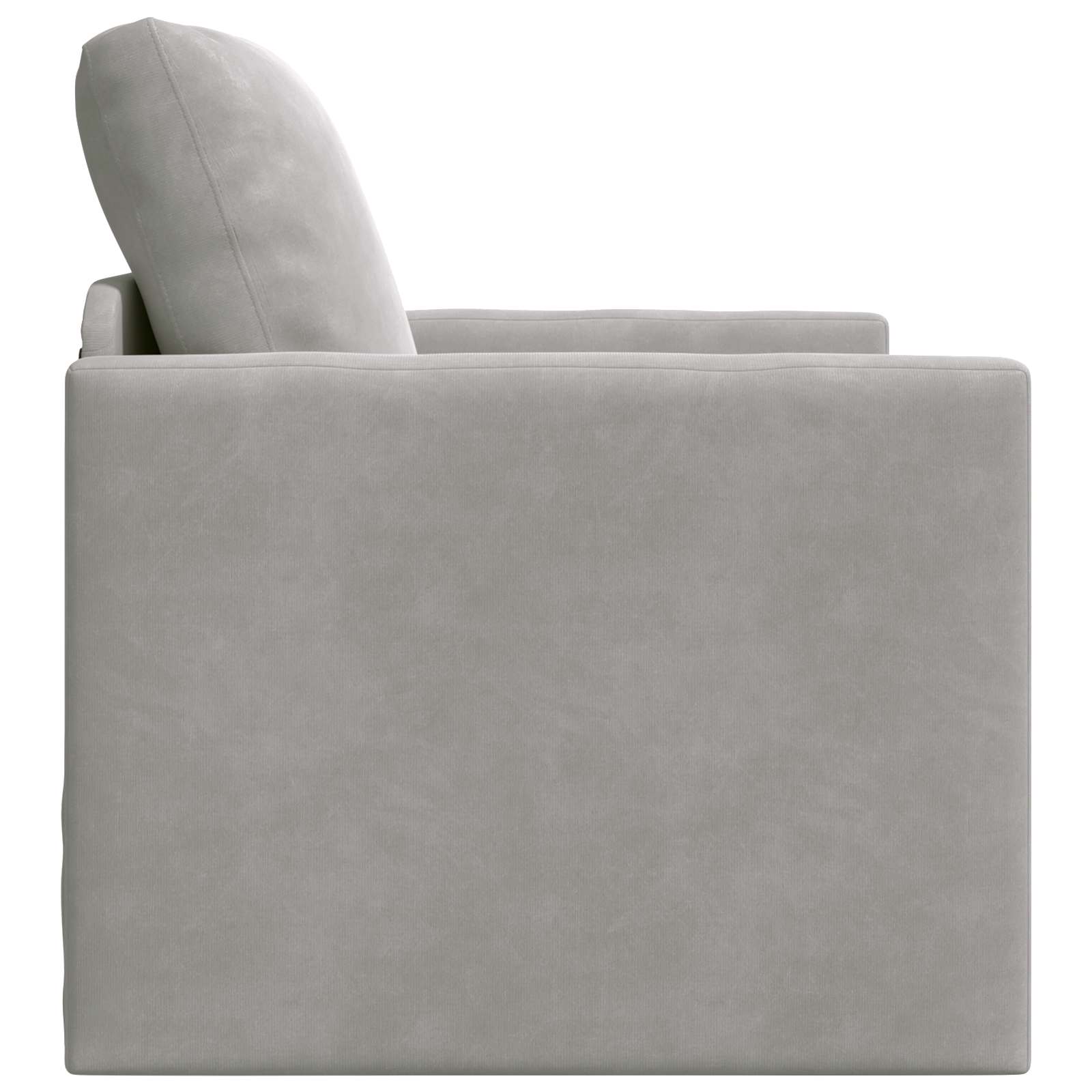 Divano letto Grigio chiaro 74 x 77 x 81 cm Velluto | homemem39