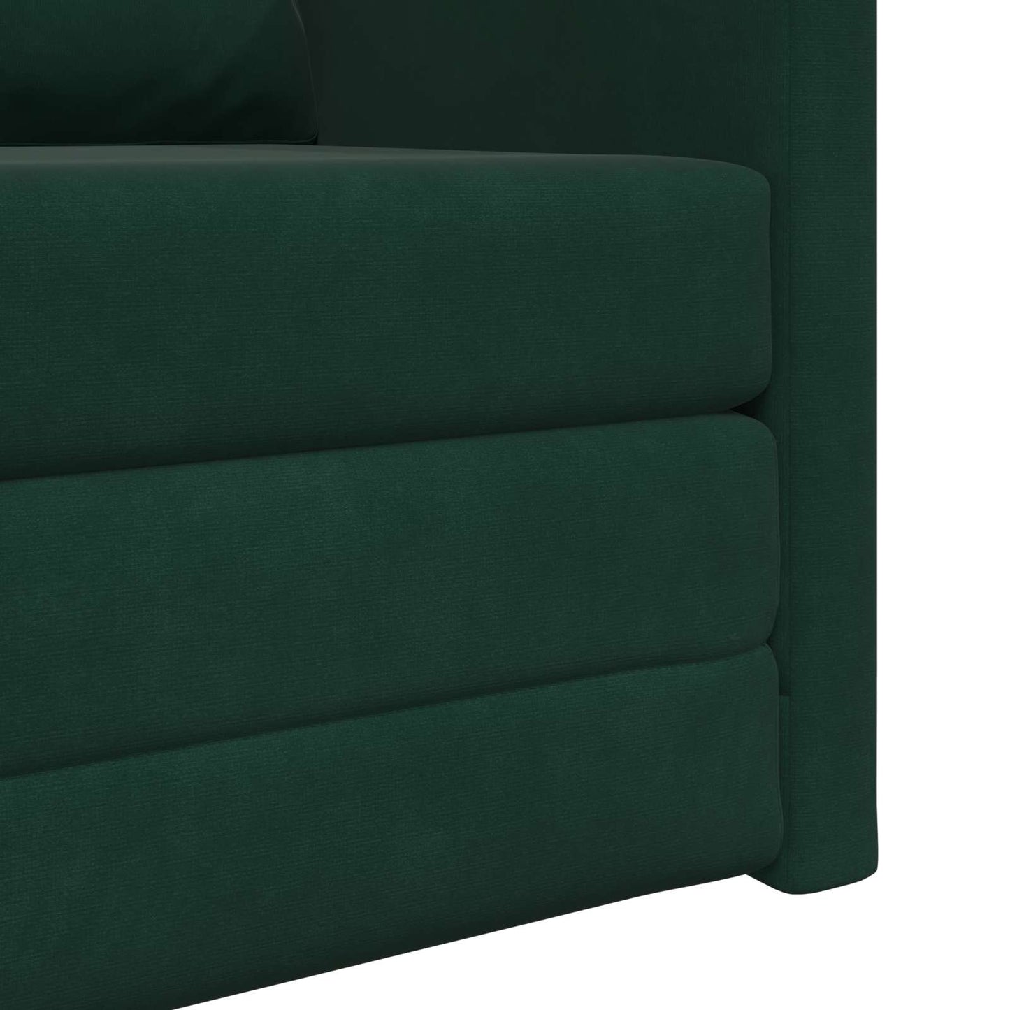 Divano letto Verde Scuro 74 x 77 x 81 cm Velluto | homemem39