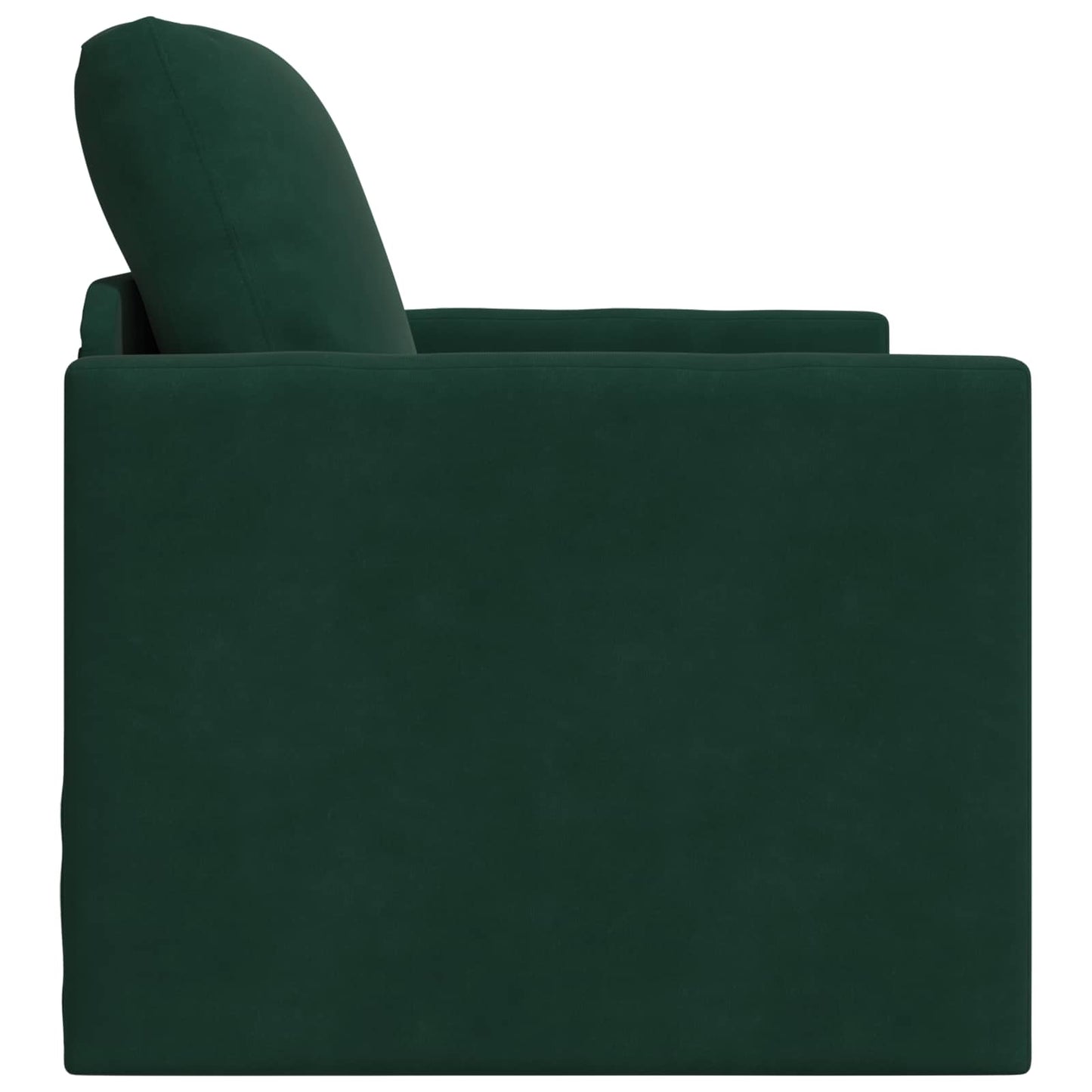Divano letto Verde Scuro 74 x 77 x 81 cm Velluto | homemem39