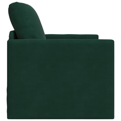 Divano letto Verde Scuro 74 x 77 x 81 cm Velluto | homemem39
