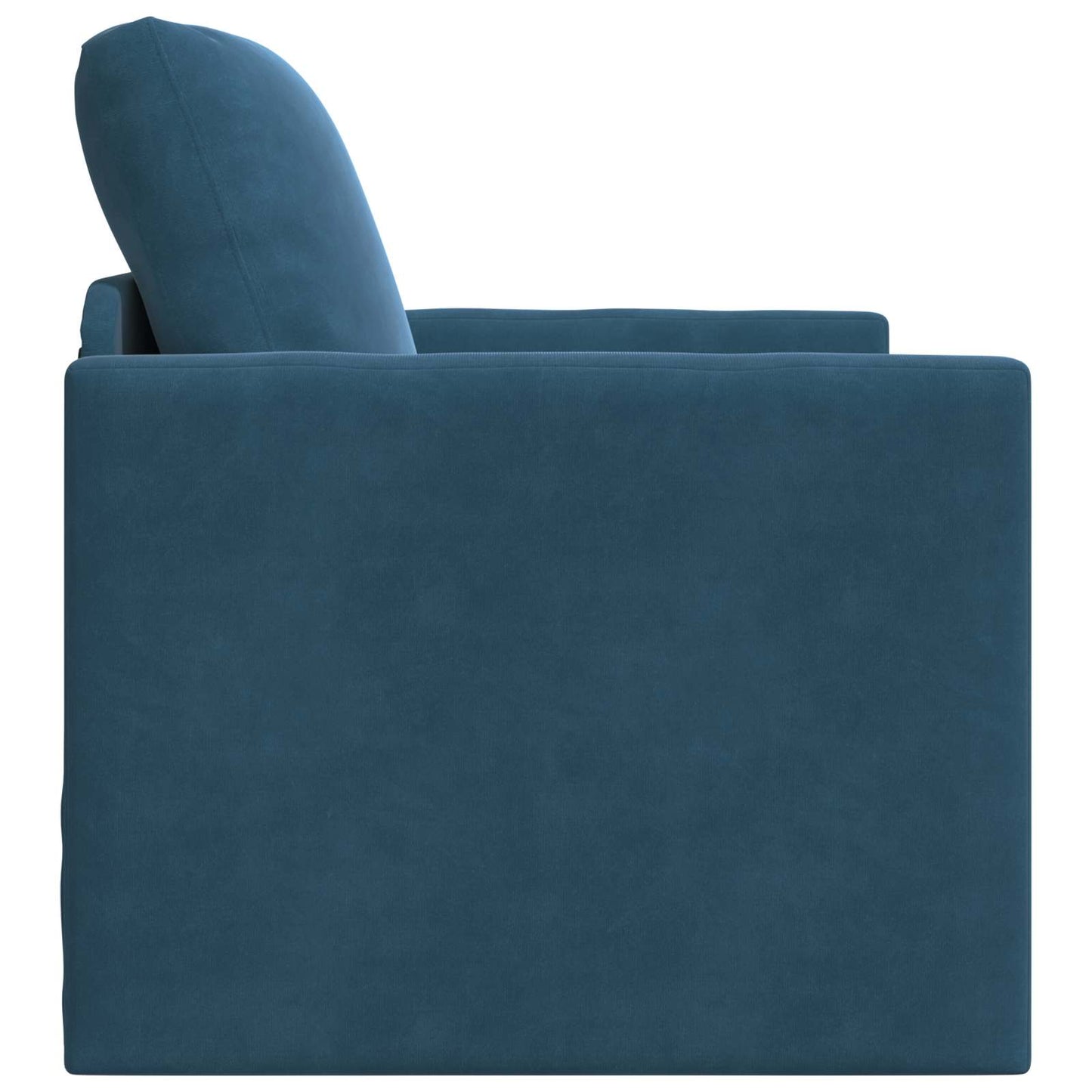 Divano letto Blu 74 x 77 x 81 cm Velluto | homemem39