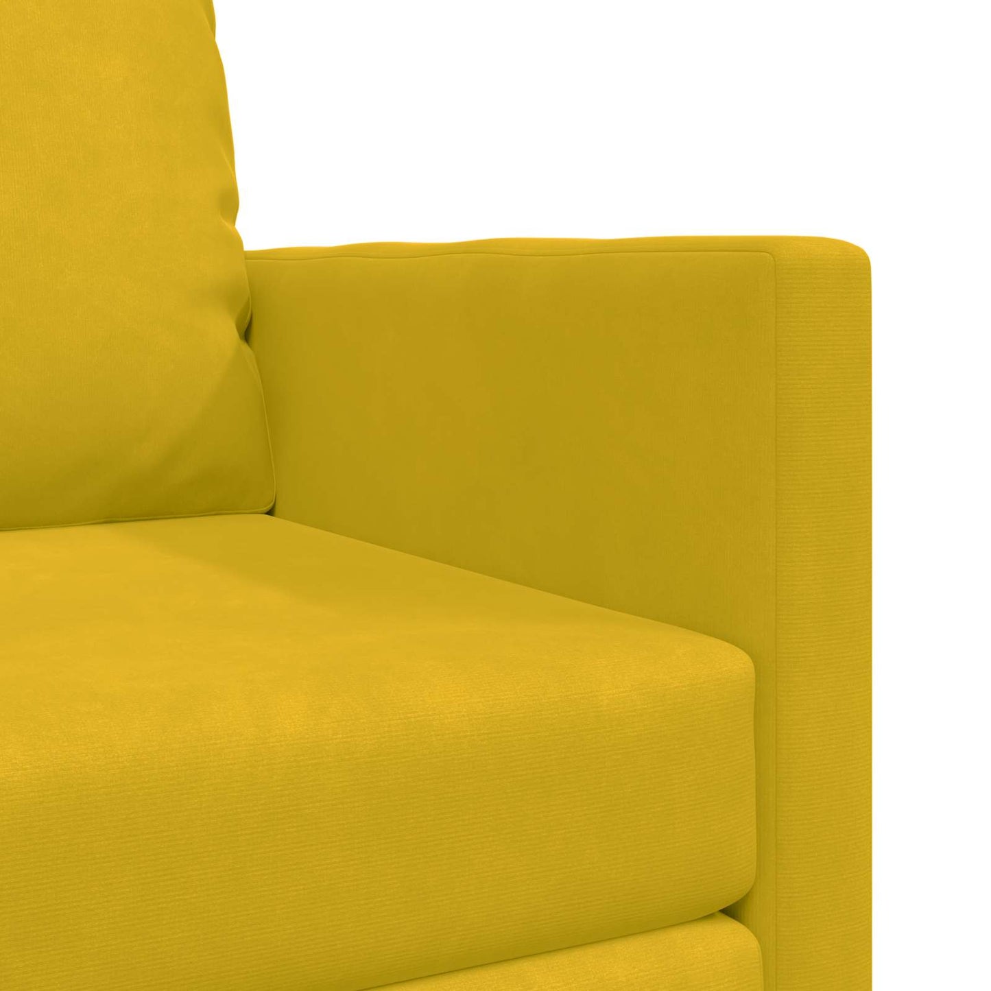 Divano letto Giallo Scuro 74 x 77 x 81 cm Velluto | homemem39