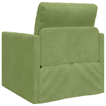 Divano letto Verde chiaro 74 x 77 x 81 cm Velluto | homemem39