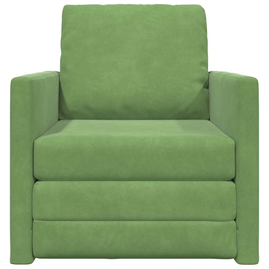 Divano letto 60cm Verde chiaro Velluto - homemem39