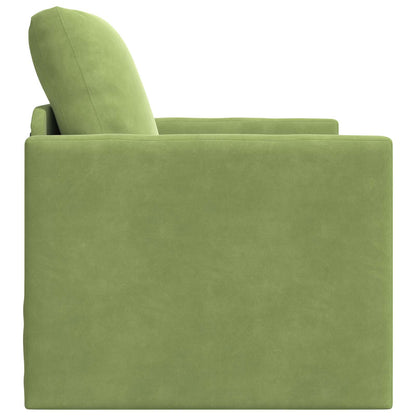 Divano letto Verde chiaro 74 x 77 x 81 cm Velluto | homemem39