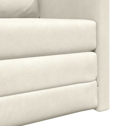 Divano letto 60cm Crema Velluto - homemem39