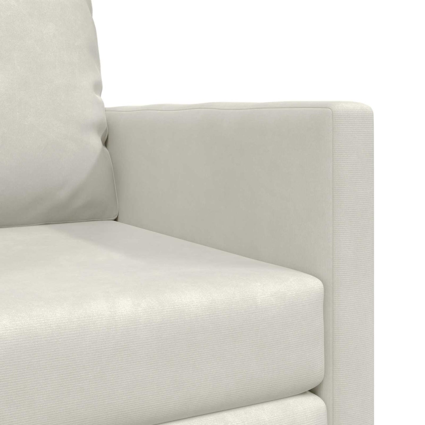 Divano letto Crema 74 x 77 x 81 cm Velluto | homemem39