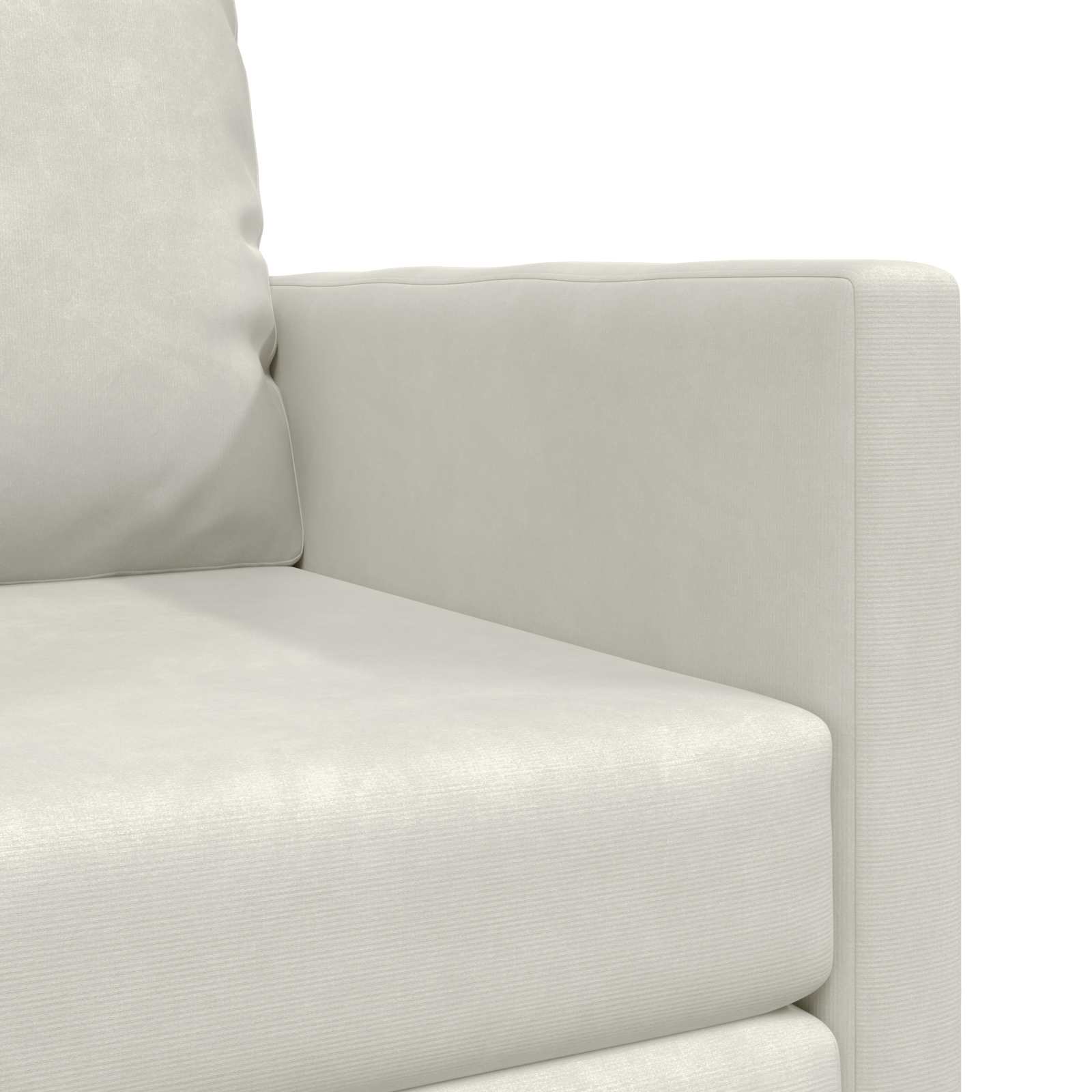 Divano letto Crema 74 x 77 x 81 cm Velluto | homemem39