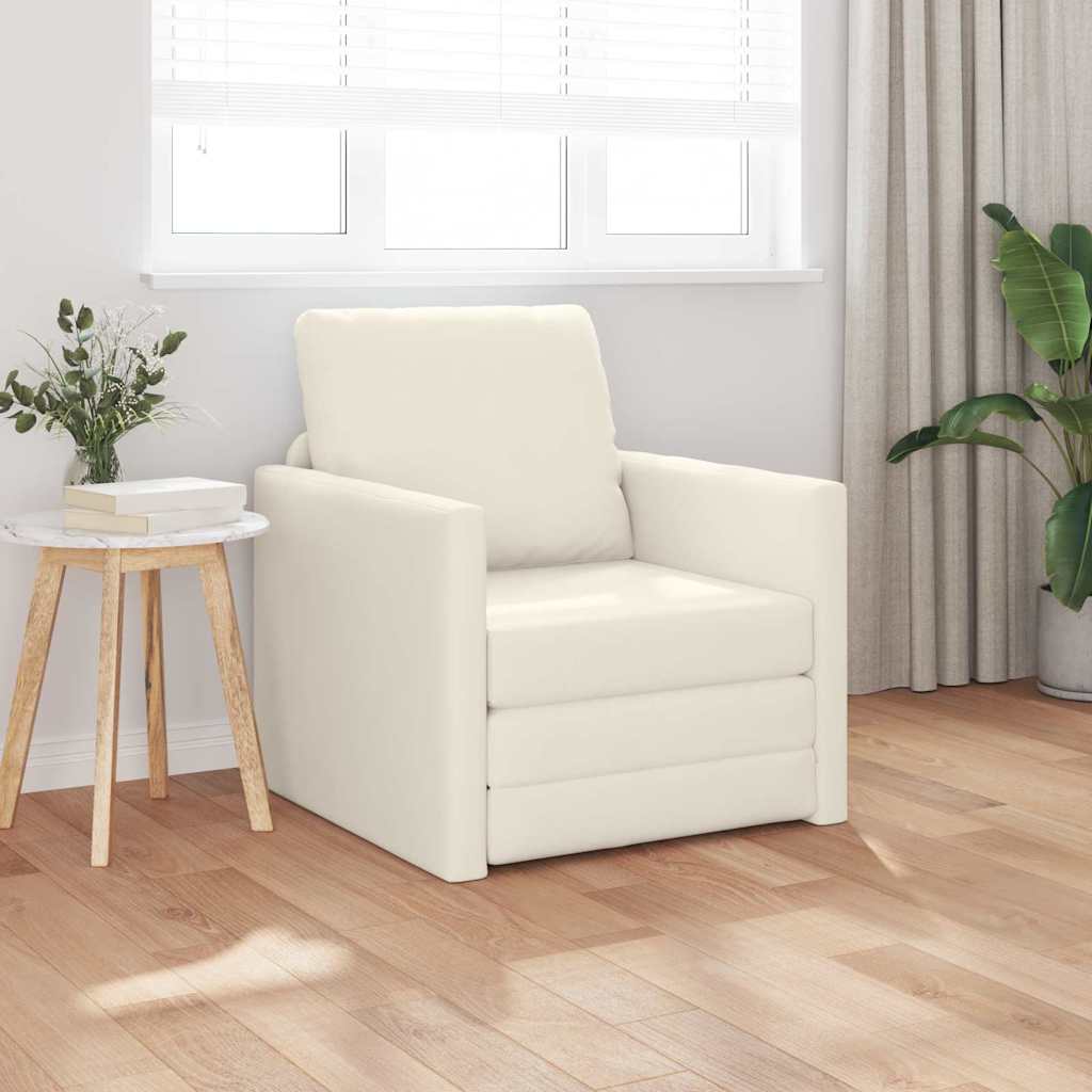 Divano letto 60cm Crema Velluto - homemem39