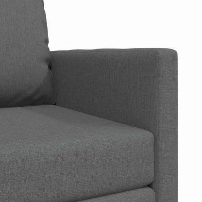Divano Letto con cuscino Grigio scuro 74 x 77 x 81 cm Tessuto