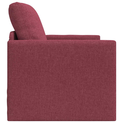 Divano letto Rosso Vino 74 x 77 x 81 cm Tessuto | homemem39