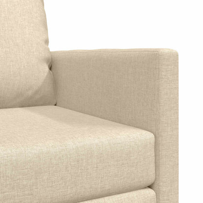 Divano letto Crema 74 x 77 x 81 cm Tessuto