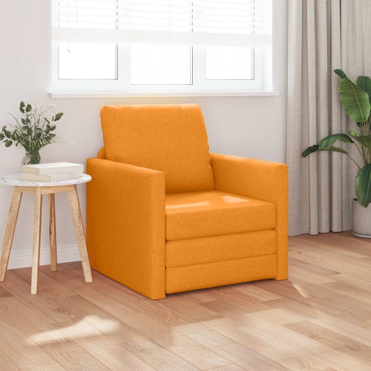 Divano letto Giallo Scuro 74 x 77 x 81 cm Tessuto | homemem39