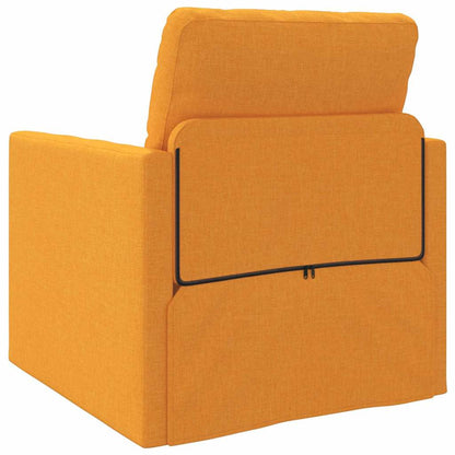 Divano Letto con cuscino Giallo scuro 74 x 77 x 81 cm Tessuto - homemem39