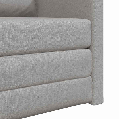 Divano Letto con cuscino Grigio nuvola 74 x 77 x 81 cm Tessuto