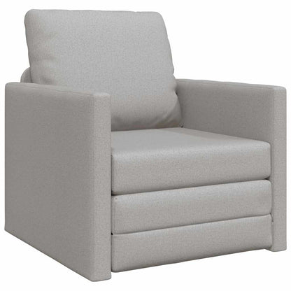 Divano Letto con cuscino Grigio nuvola 74 x 77 x 81 cm Tessuto