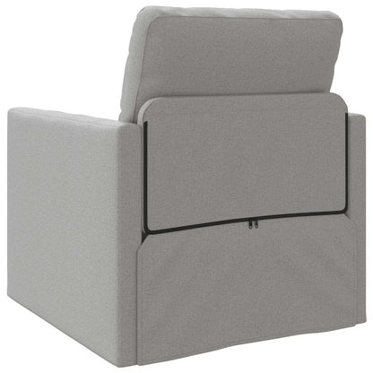Divano Letto con cuscino Grigio nuvola 74 x 77 x 81 cm Tessuto