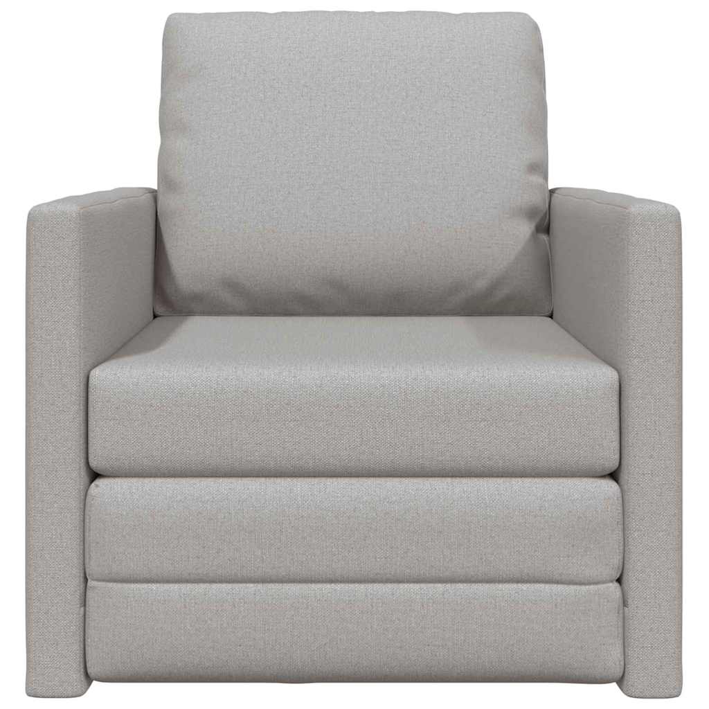 Divano Letto con cuscino Grigio nuvola 74 x 77 x 81 cm Tessuto