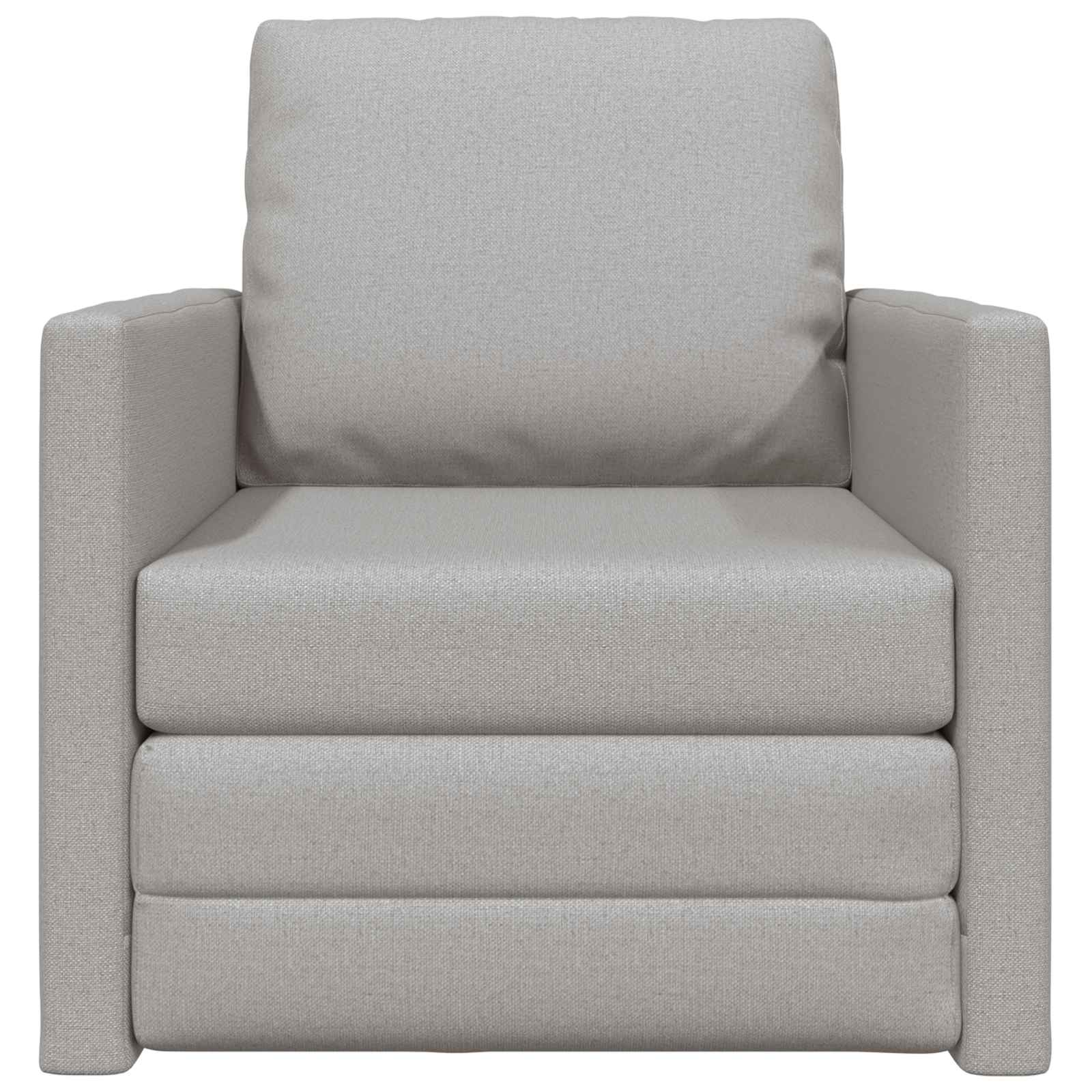 Divano letto Grigio Nuvola 74 x 77 x 81 cm Tessuto | homemem39