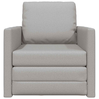 Divano letto Grigio Nuvola 74 x 77 x 81 cm Tessuto | homemem39