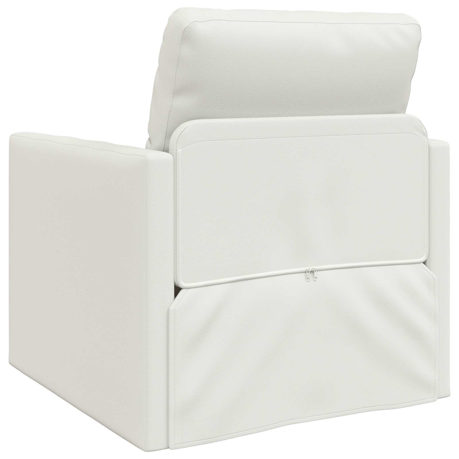 Divano letto 60cm Bianco Pelle Artificiale | homemem39