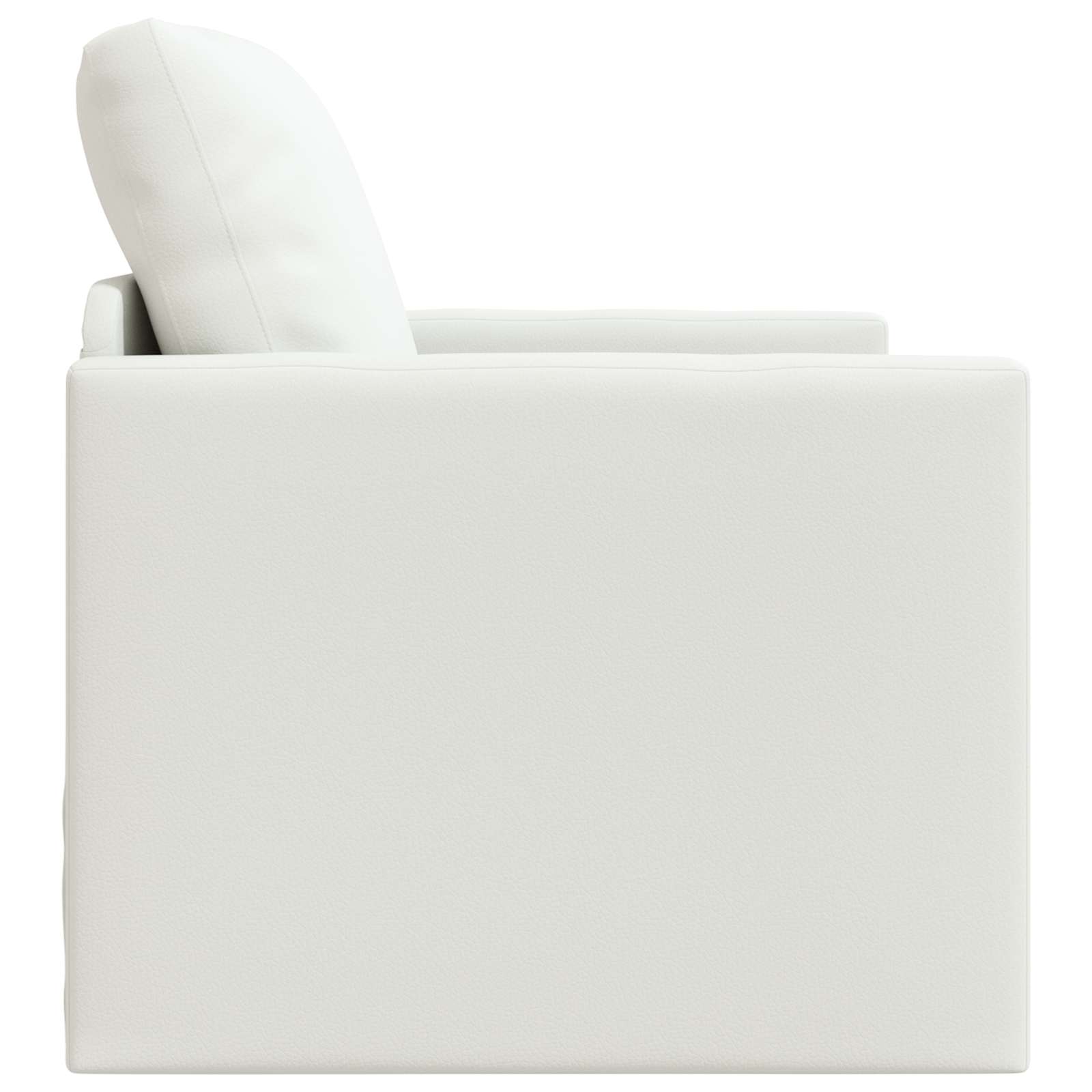 Divano letto 60cm Bianco Pelle Artificiale | homemem39