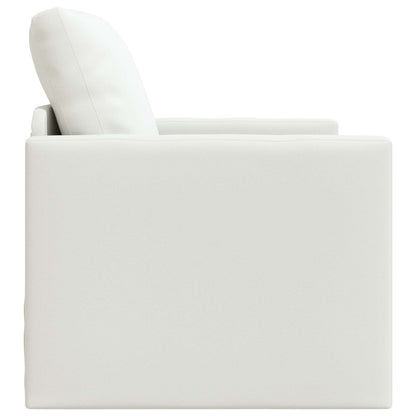 Divano letto 60cm Bianco Pelle Artificiale | homemem39