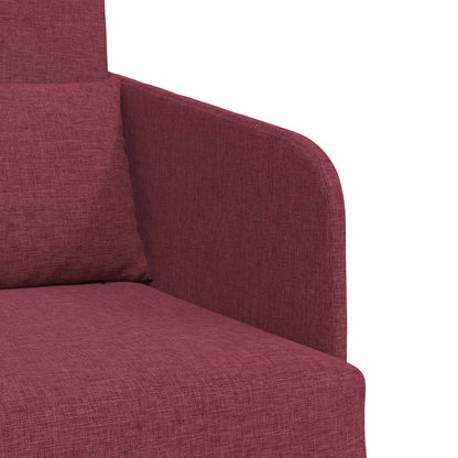 Divano letto Rosso Vino 65 x 80 x 83 cm Tessuto | homemem39