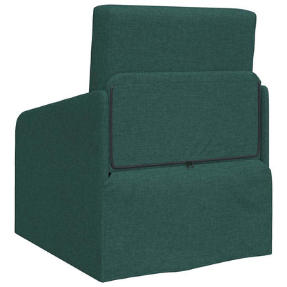 Divano letto Verde scuro 65 x 80 x 83 cm Tessuto
