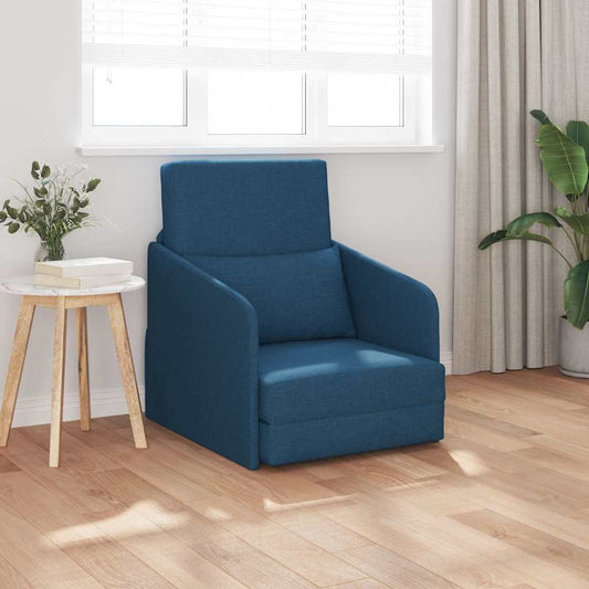 Divano letto Blu 65 x 80 x 83 cm Tessuto